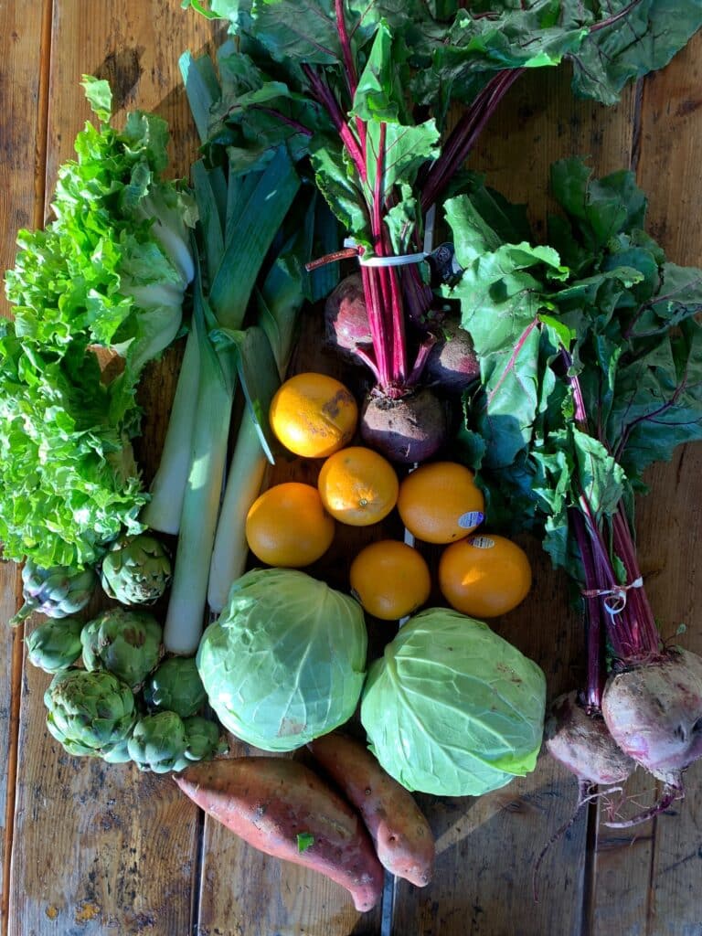 Escarole, Challerhocker, Fourme Au Moelleux, And Piquillo Peppers ...